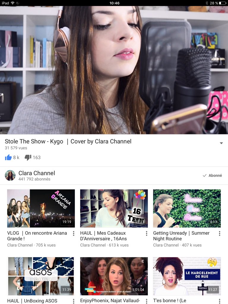 ytbmakeup's tweet photo. @ytbclara je t'aime fort felicitation c'etait juste parfait et j'espere que tu en refera encore😍 plein de bisous 💞 https://t.co/x5EhPEIKrs