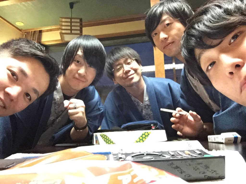 zassbomb's tweet photo. 第2回p'p年末旅行今年は近場、月岡温泉！ただ今絶賛満喫中です！
今年も一年お世話になりました！
ライブも頑張っていきますので、皆さん来年もこんな僕らをよろしくお願いいたしますm(__)m https://t.co/D7GbQPBfrM