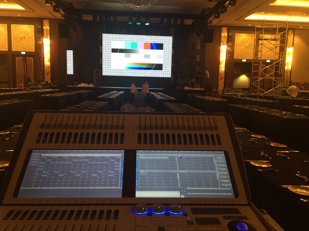 LindMwaffak's tweet photo. NYE -1 @ConradDubai.. Getting ready for Dubai's Number One Concert for the legend Georges Wassouf and Lady Yara! https://t.co/HY3VqvQr1e