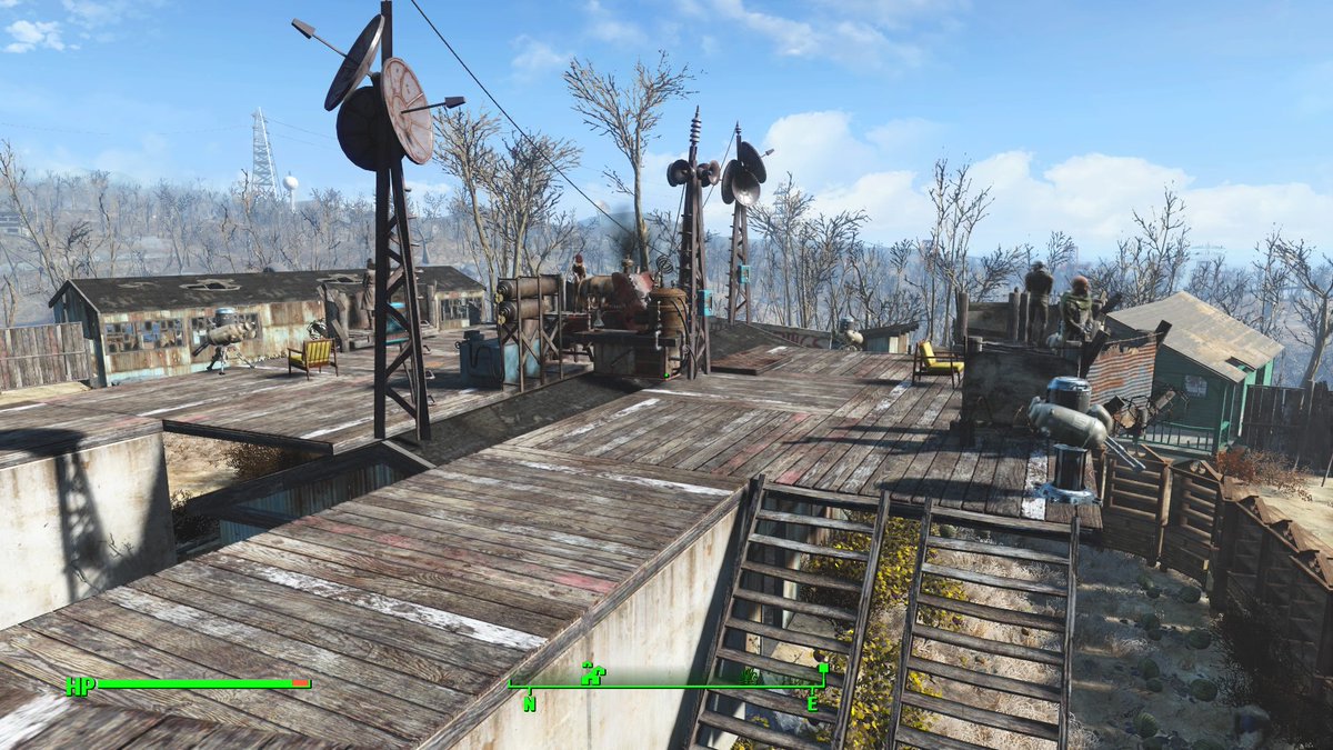 夕焼けみかん No Twitter フォールアウト4での街作り なかなか面白い 大きな街というか難攻不落の城にしたい フォールアウト４ Fallout4 Ps4share T Co G7m9voae6q