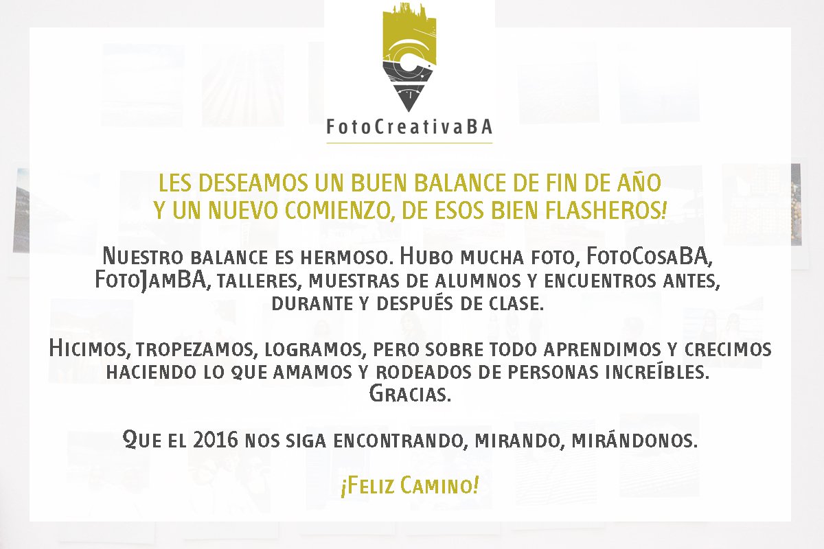 FotoCreativaBA's tweet photo. .:. Que se venga el 2016 a pura foto! .:. https://t.co/hQzuguwJFn