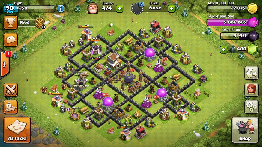 HyprJay's tweet photo. Officially maxed th8. Just waiting for valks to finish in lab. #ClashOfClans #clanwars #maxth8 #clashachievery https://t.co/ynqKlUrmLl