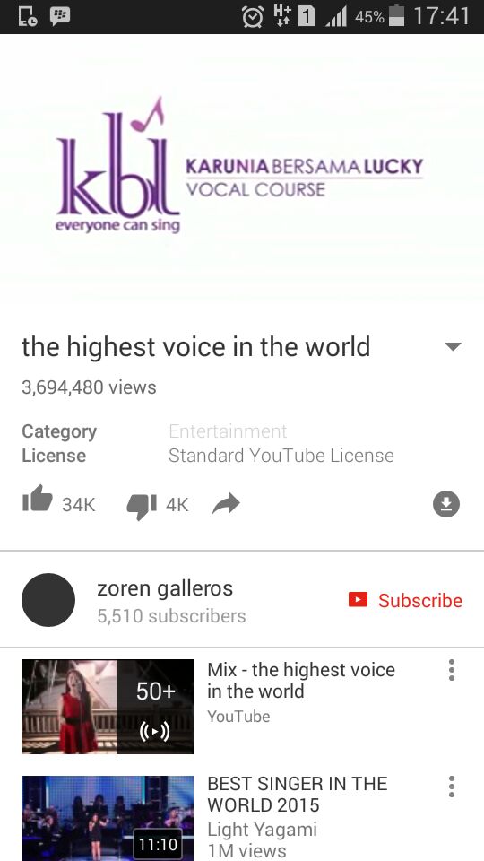 Capai 3 juta viewers saat di upload oleh pihak lain.( bangga jadi orang Indonesia). Cc: <a href="/serena_onasis/">serena onasis</a>  <a href="/KBL_ID/">KaruniaBersamaLucky</a>