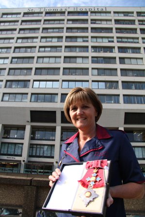 GSTTnhs's tweet photo. May was also the month in which our chief nurse, Dame Eileen Sills, received her DBE from Buckingham Palace. https://t.co/z69kGReVyy