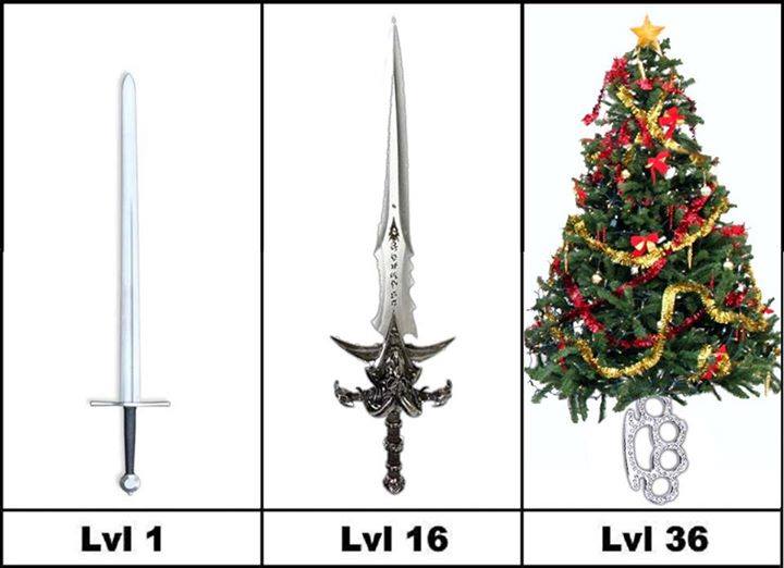 tgnTV's tweet image. Accurate representation of weapon progression in RPGs
