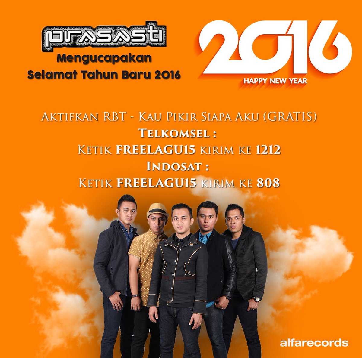 Untuk penguna @telkomsel &amp; <a href="/indosat/">Indosat Ooredoo Hutchison</a> aktifin RBT <a href="/PRASASTI_Band/">#KauPikirSiapaAku</a> yuk
Gratis lhoo..  <a href="/alfa_records/">alfarecords</a>