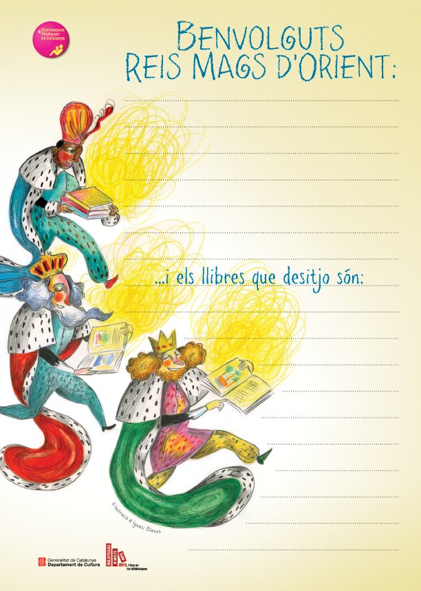 Llibjocdeparaul's tweet photo. @bibliotequescat han preparat aquesta meravellosa carta perquè també pugueu demanar llibres als Reis Mags d'Orient https://t.co/rnlLo0zx3E