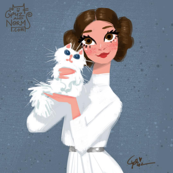starstarstarwas's tweet photo. ディズニーのアニメーターたちが想像で描く、『もし、"スター・ウォーズ"のキャラクターがネコを飼っていたとしたら.....』 https://t.co/oODGYXK66H