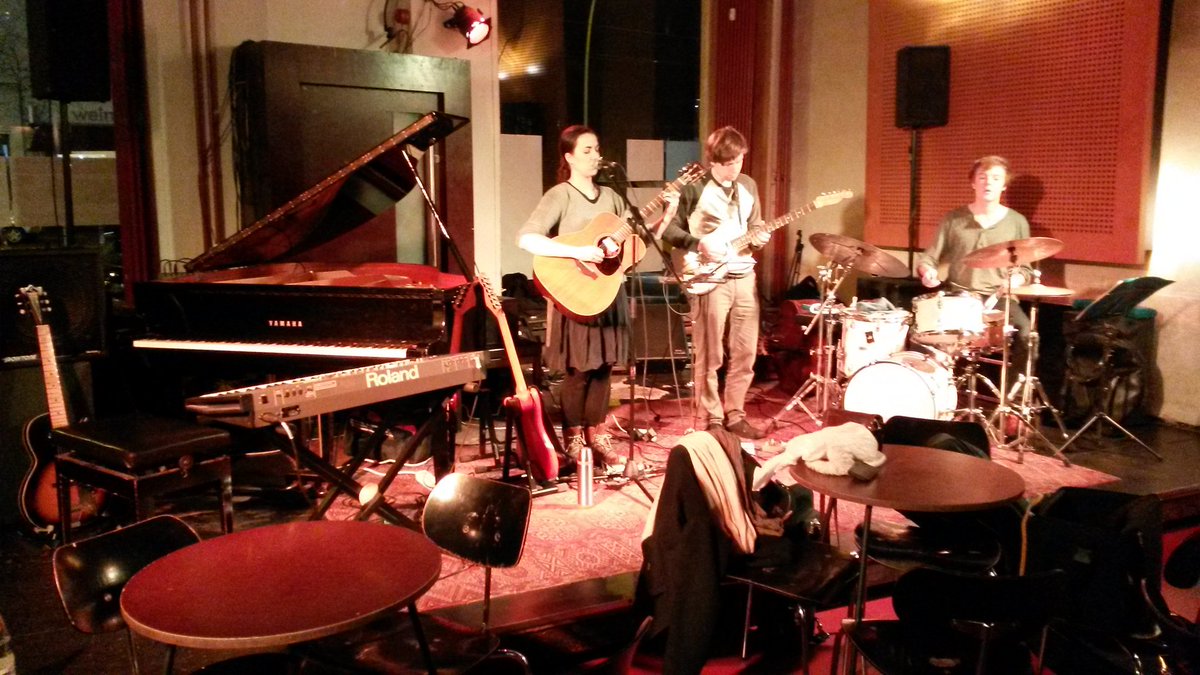 jballestrem's tweet photo. Great last gig 2015 yesterday at #bflat #berlin with @FriederikeMerz #paulsantner #fabianrösch https://t.co/kHUHsZgORu