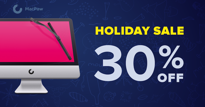 MacPaw's tweet photo. Holiday Sale at #MacPaw: Get  30% off #CleanMyMac 3! https://t.co/9Pc95jfPvJ #HolidaySale https://t.co/LINwVaGBT7