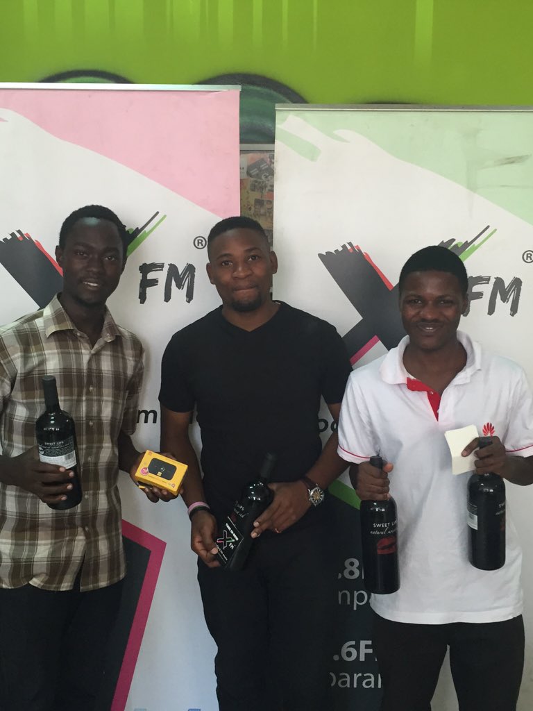 XfmUG's tweet photo. More happy winners of #12DaysofXmas, courtesy of @SweetLipsUG!! https://t.co/vvnaeYdOte