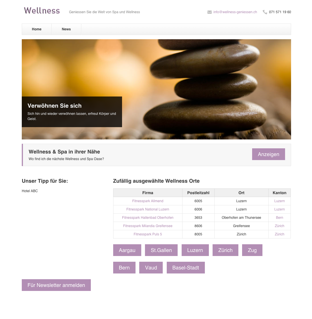 WellnessGenuss's tweet photo. So ab sofort können wir die Beta Phase unseren neuen #Wellness Portals https://t.co/u5WIDiC4MD einläuten https://t.co/n6JtA9PFb9