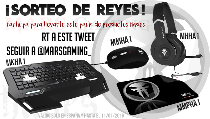 MarsGaming_'s tweet photo. SORTEO de #Reyes. Tan solo FOLLOW+RT para participar. ¡Felices fiestas y suerte! https://t.co/eqXOV9taQJ