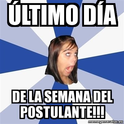 En la #SemanaDelPostulante hay muchos espacios para que te informes! Ven a visitarnos en Diagonal Paraguay #205