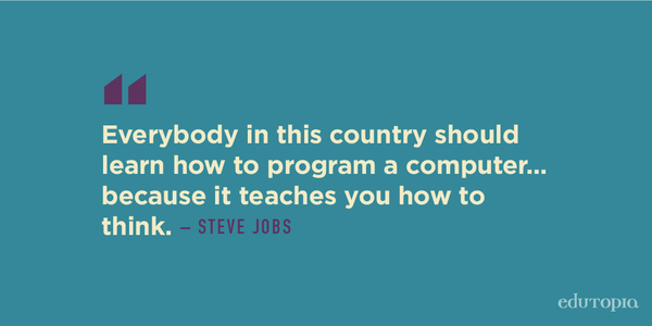 Ummat_e_Wasat's tweet photo. It's about so much more than 0's and 1's. #coding via @edutopia #mieexpert #mieexpert https://t.co/X8DbfWxPxQ
