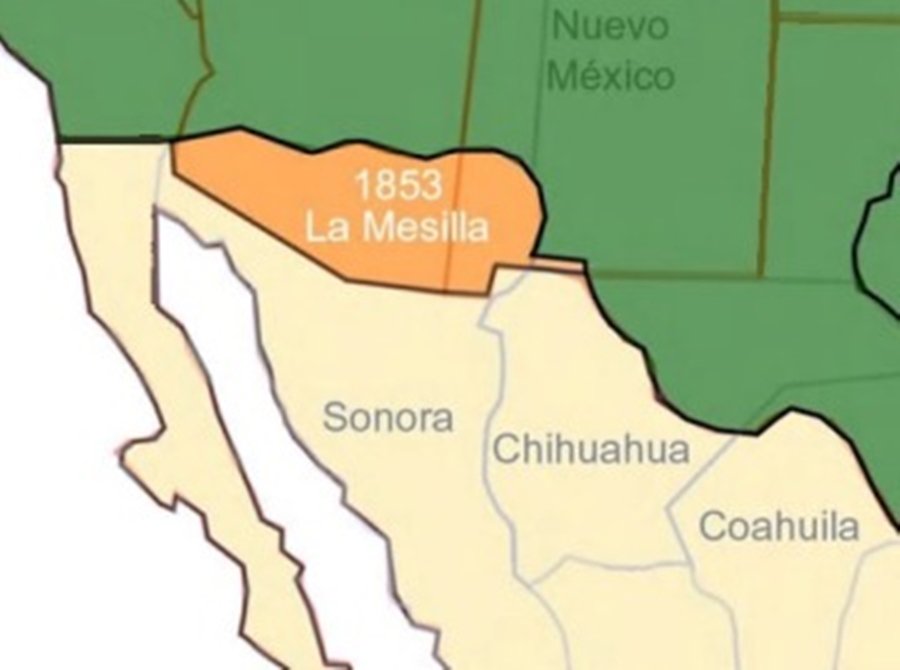 de 1853 se firma el tratado de la mesilla, méxico vende parte de su territorio de 1853 se firma el tratado de la mesilla, méxico vende parte de su territorio