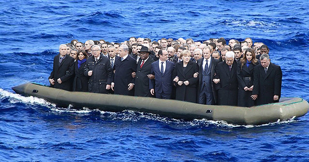 hrw's tweet image. The year in human rights tweets: 2. Je suis migrant. (If only). bit.ly/1MCyGwl #Rights2015