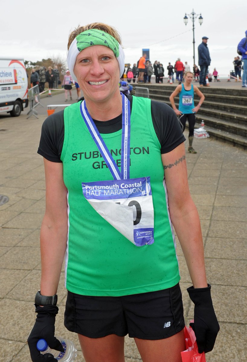 david_brawn's tweet photo. Melissa from @StubbGR after #Portsmouth half marathon in February #Pics2015 #Gosport5k star @ARrunshop @runpompey https://t.co/IKLy13oDAQ