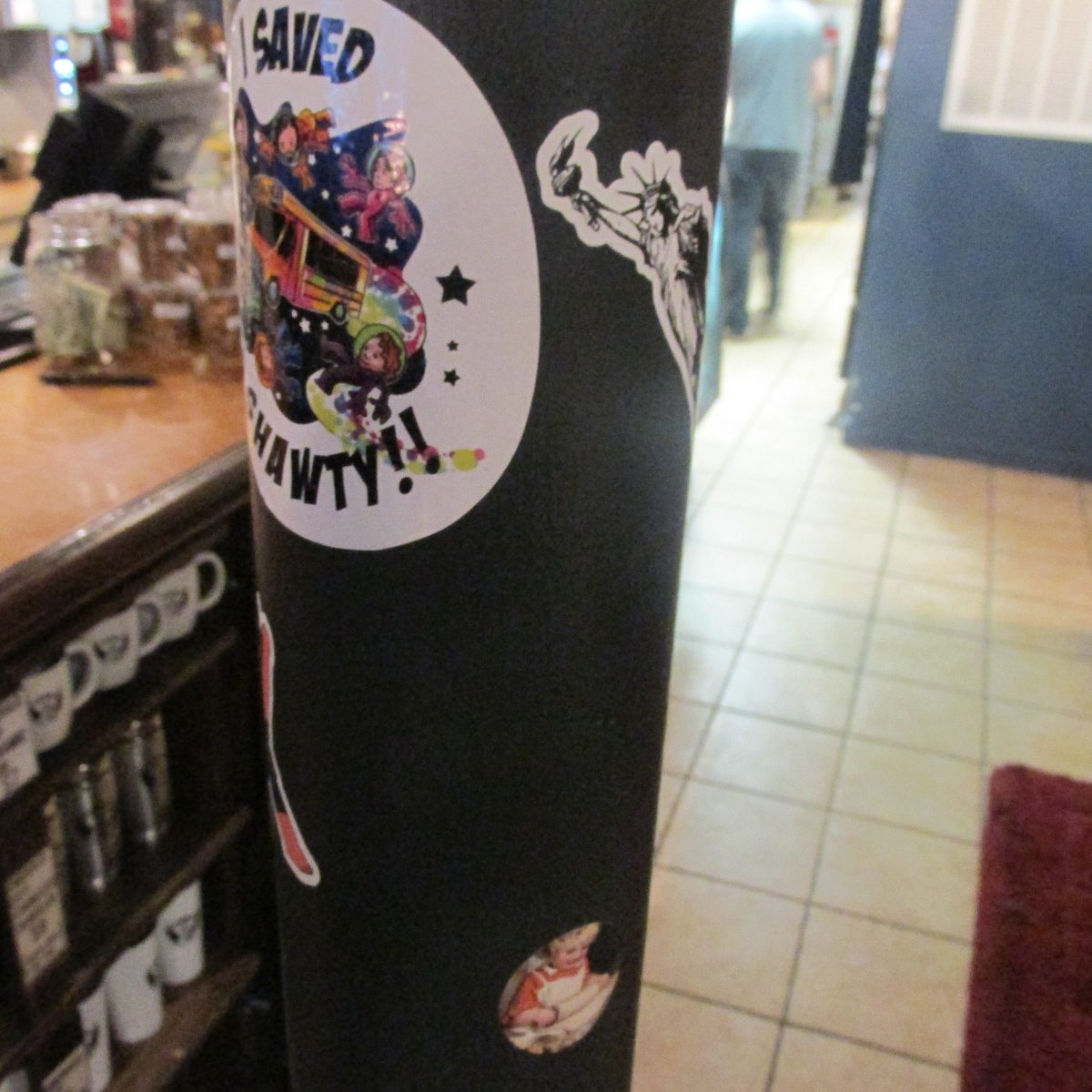 Have you added your sticker? #stickerpole #upshow #emcity