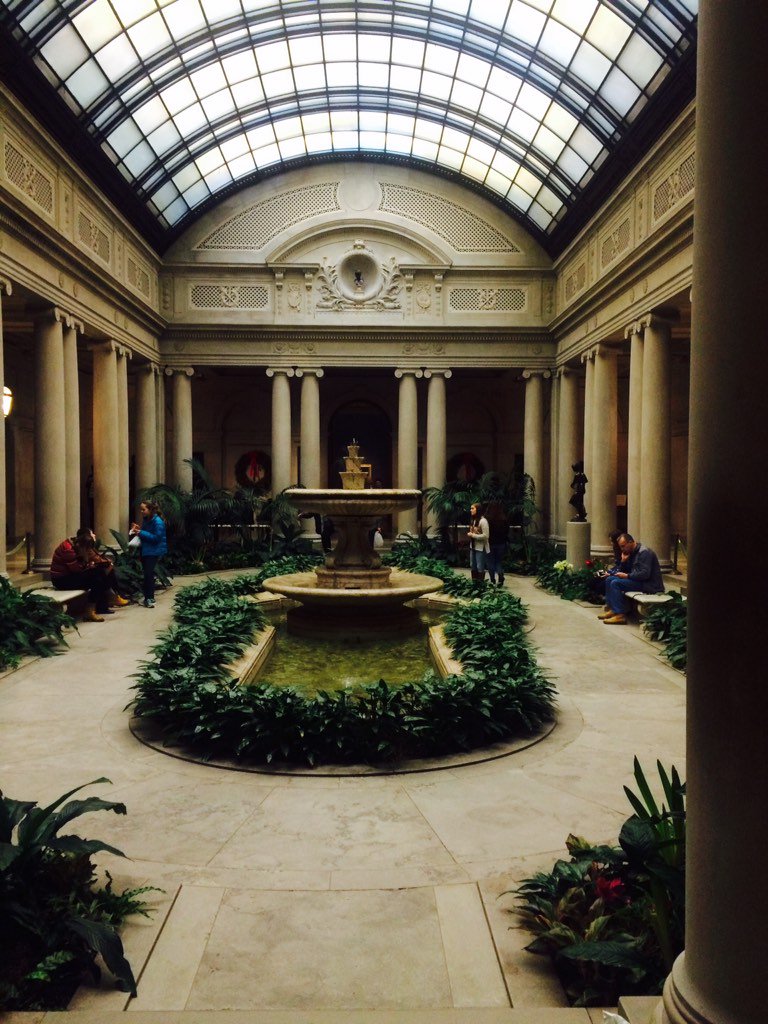 brinnera's tweet photo. @TheFrickMuseum a beautiful place on a wet wintry day https://t.co/8mJlfjGjUV