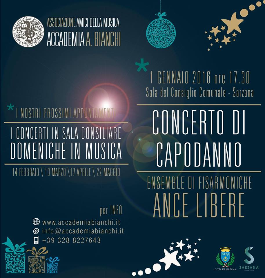 AssMusLaCroma's tweet photo. #concertodicapodanno #Ensemble #AnceLibere #fisarmonica #sax #fagotto #Sarzana
SaladelConsiglio https://t.co/cpvUOqoGkX