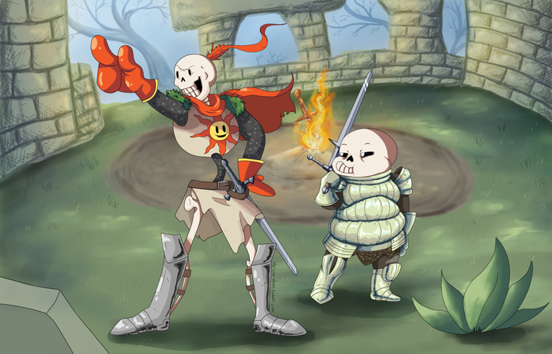 Kotaku's tweet photo. Pretty cool Undertale fan-art: https://t.co/ohOFAON5rq https://t.co/XqyQylF8UX