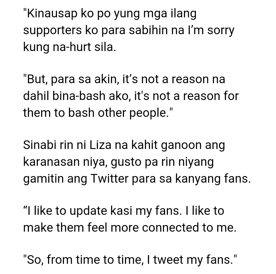 uniqueako67's tweet photo. RT MzkayeL: When Liza deactivated her accnt
One of the pinakamasakit &amp; yet thankful para sa mga nag stay.
#2015Top… https://t.co/gS9aMk0RaS