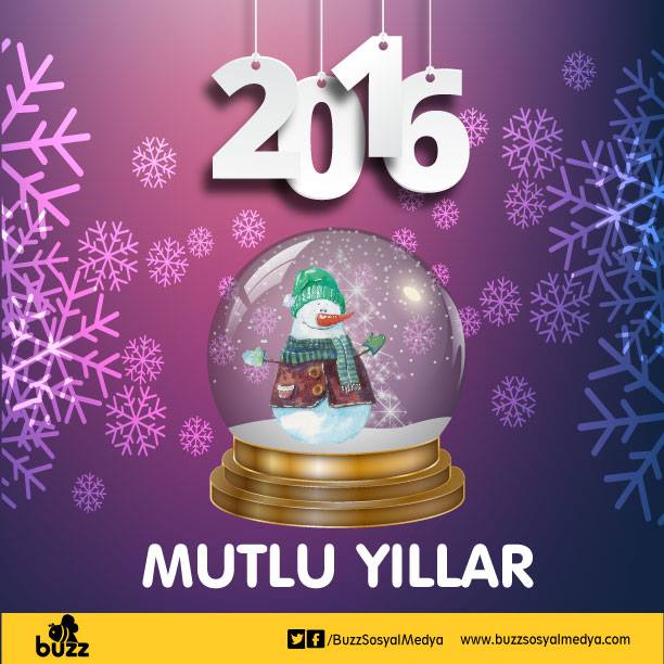 #MutluYıllar dilemekteyiz. Gönlünüzdeki zenginlikleri sağlık ve huzur içinde harcamanız için #2016 iyi gelsin.