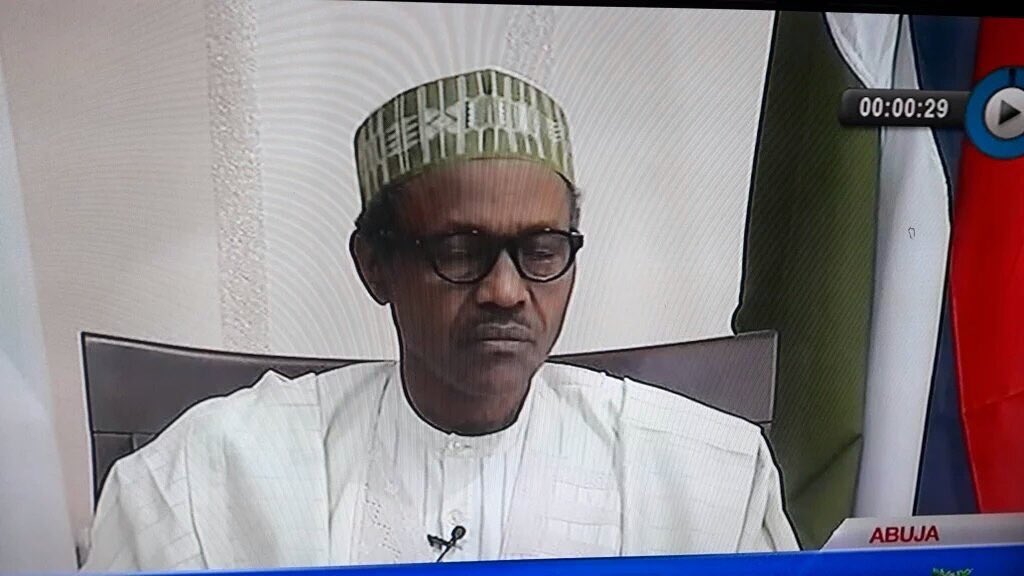 BabangidaRuma's tweet photo. When someone you hate keeps talking to you. #PresidentialMediaChat https://t.co/5VMGo29s81