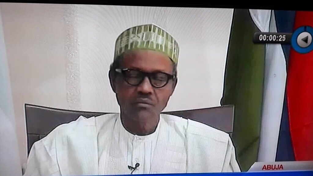 BabangidaRuma's tweet photo. When someone you hate keeps talking to you. #PresidentialMediaChat https://t.co/5VMGo29s81