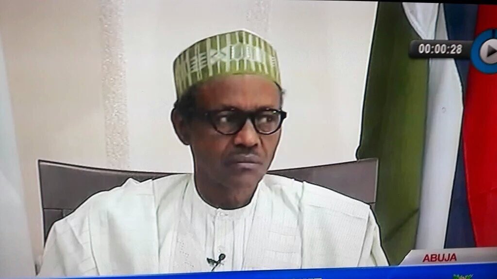 BabangidaRuma's tweet photo. When someone you hate keeps talking to you. #PresidentialMediaChat https://t.co/5VMGo29s81