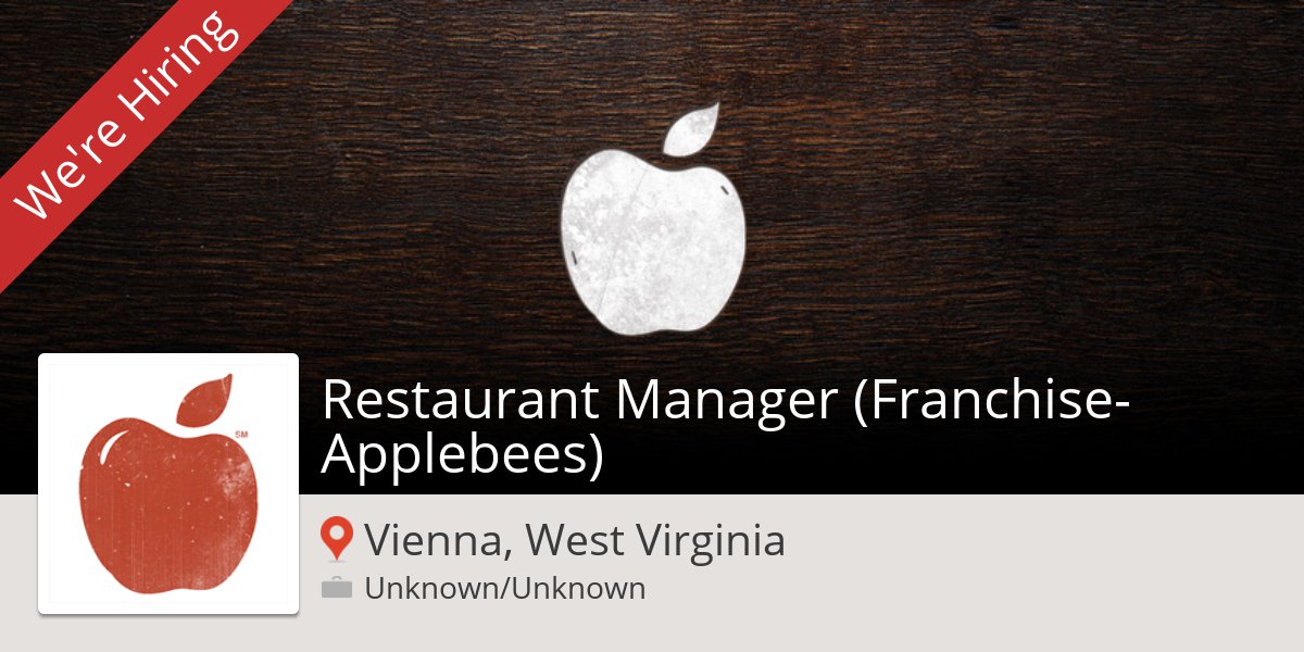 aut22ba's tweet photo. Check out this #job: #Restaurant Manager (#Franchise-Applebees) at #Applebees in #Vienna https://t.co/gIiC5JOMlG https://t.co/EaVmVo5Tib