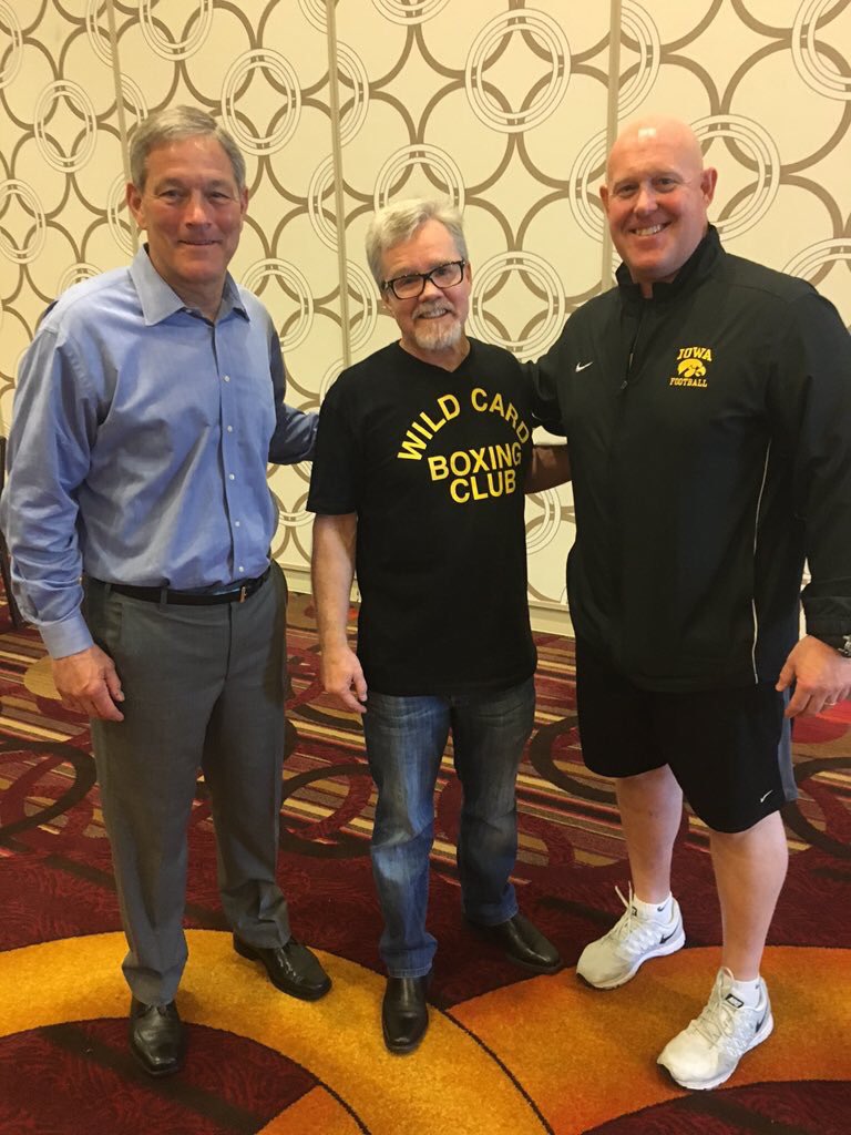 coach_Doyle's tweet photo. Great morning with @FreddieRoach 
Anytime our guys can be around the best- it's time well spent. Awesome message! https://t.co/CtN1FX5HBq