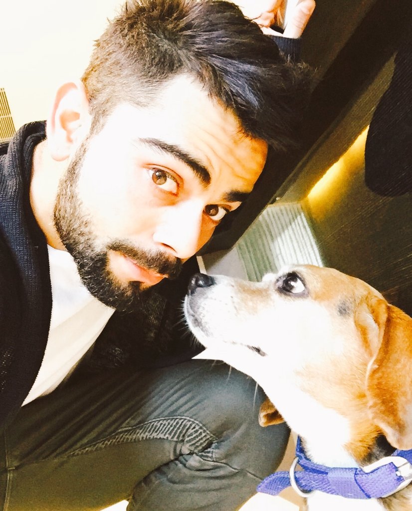 imVkohli's tweet photo. My Favorite Bruno #LoveHim 🐶 https://t.co/HUEbUAzHJx