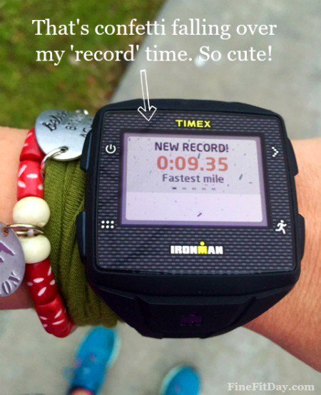 CarlyPizzani's tweet photo. Confetti ALWAYS helps. My review of @TimexSports #ONEGPS+: https://t.co/3sIEg7umbt @fitfluential #AD #Spon https://t.co/1D2PVCKwZo