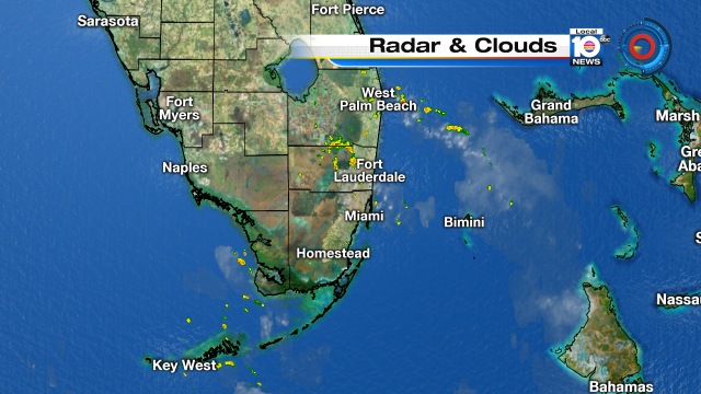 Some showers still around but still expecting the possibility of record heat. Watch Local10 for more https://t.co/97d47kGiR8
