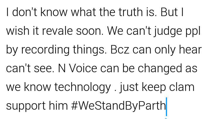 8f5a3cf731ea437's tweet photo. #WeStandByParth #VLovParthVRwithU https://t.co/dbqtZdnPzz