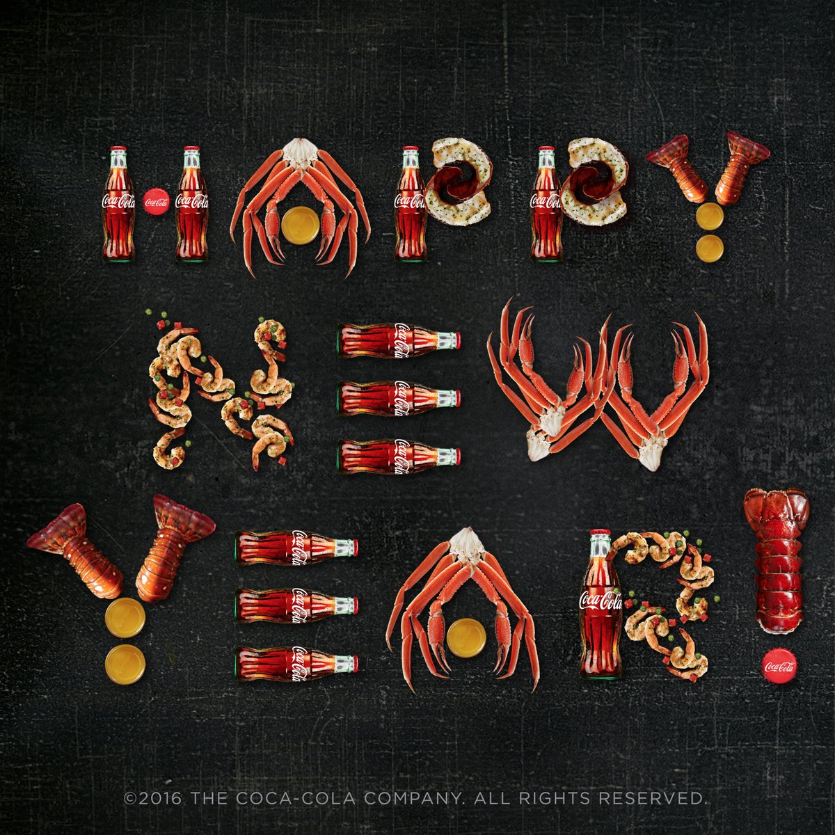 redlobster's tweet photo. Cheers to a new year that's as refreshing as it is delicious. @CocaCola #happynewyear2016 #CocaCola #redlobster https://t.co/TBBrq89XjQ