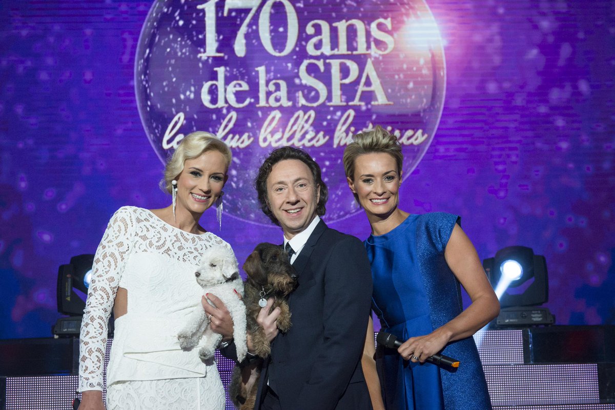 À 20.55, <a href="/bernstephane/">Stéphane Bern</a>, Natacha Harry et <a href="/Elodiegossuin/">Elodie Gossuin 🦄🍼👑</a> célèbrent les 170 ans de la <a href="/SPA_Officiel/">La SPA France</a> et les animaux