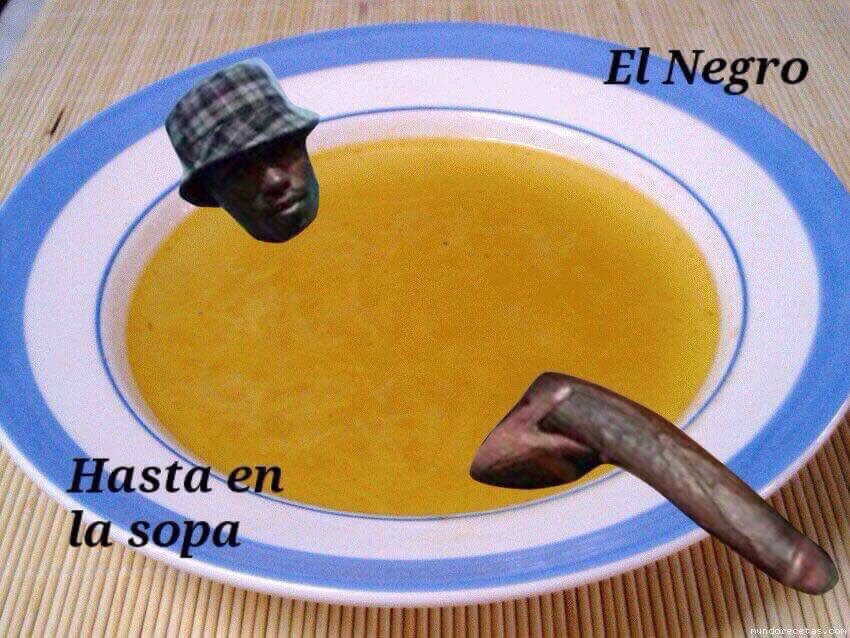 negrodelapolla's tweet photo. Hasta en la sopa @LPDFYQ_Podcast https://t.co/PHqMxU7riE