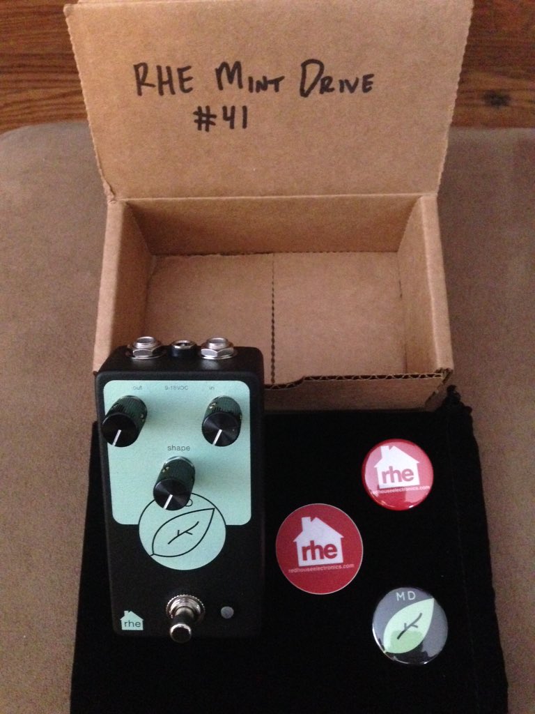 DaveBelknap's tweet photo. @rh_electronics #mintdrive #41. A fitting pedal to get before my 42nd #birthday https://t.co/WLvmolYolj