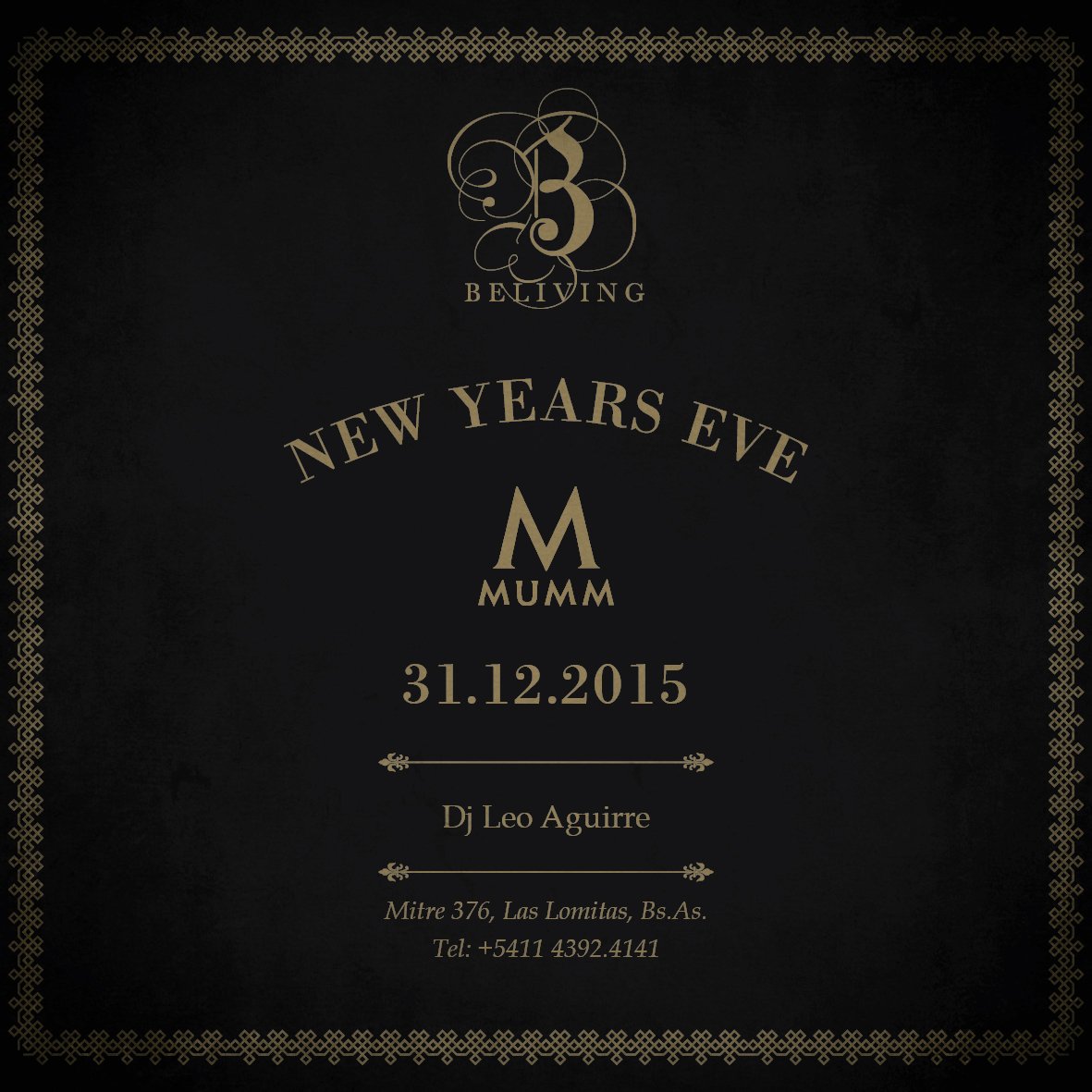 | 31.12.15 ☛ New Year´s Eve Party! | Reservá tu mesa llamando al 4392-4141. #NewYearsEve #NewYearParty