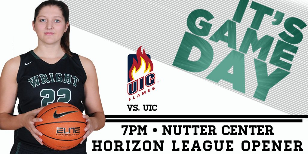 WSURaiders's tweet photo. GAMEDAY! We are back in action tonight at 7pm for @HorizonLeague play. See you there!  #raiderup #HLWBB #thatswright https://t.co/6oRmSm713D