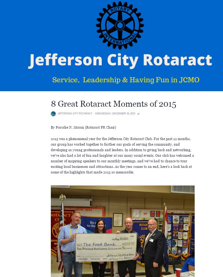8 Great Jefferson City #Rotaract Moments of 2015: goo.gl/fEpglC #midmo #jcmo #happynewyear