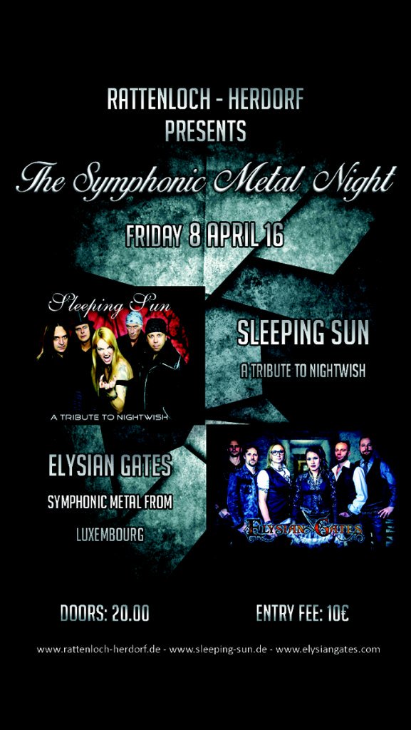 ElysianGates1's tweet photo. @hardyhope #gigs #symphonicmetal Sleeping Sun a tribute to #nightwish #metalmusic #Venues Rattenloch #indiemusic https://t.co/ucTvKAgSPf