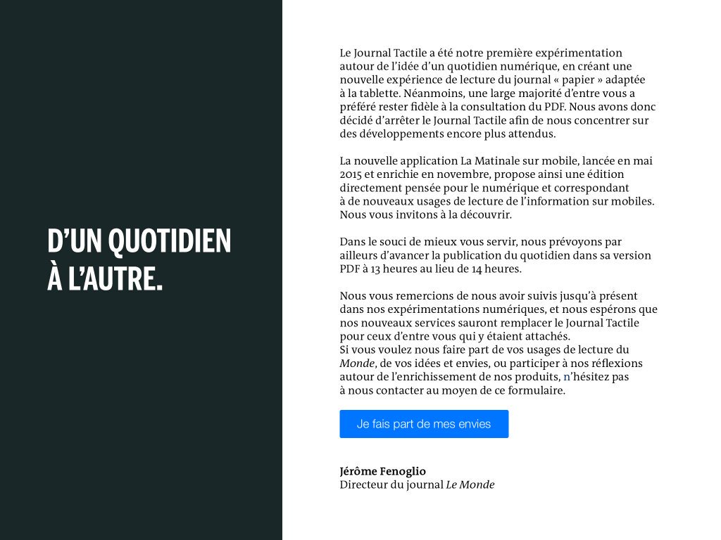 Presseettablette tweet media