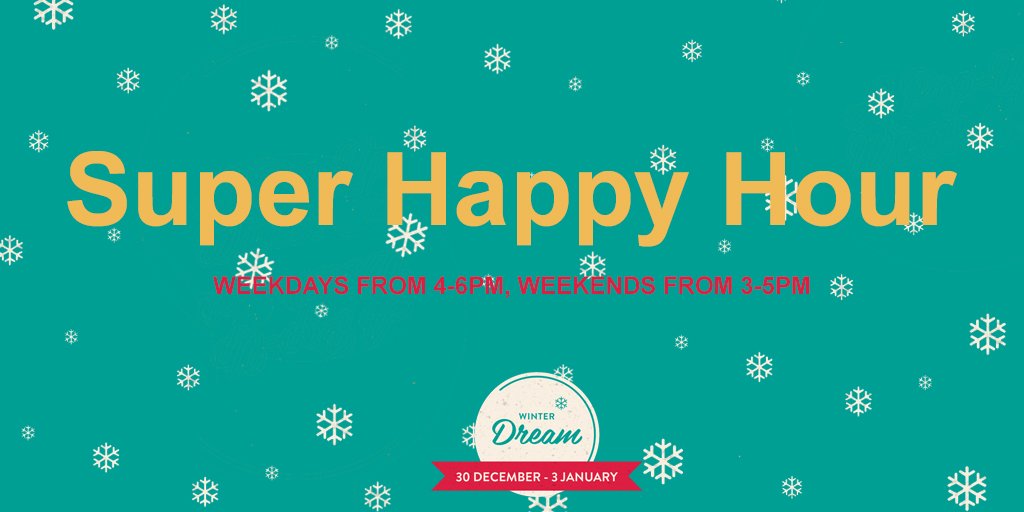 winterdreamldn's tweet photo. There’s just three more #HAPPYHOUR’S left! https://t.co/NRRMDRInx2