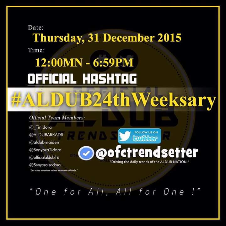 ALDUBnators Official tweet media