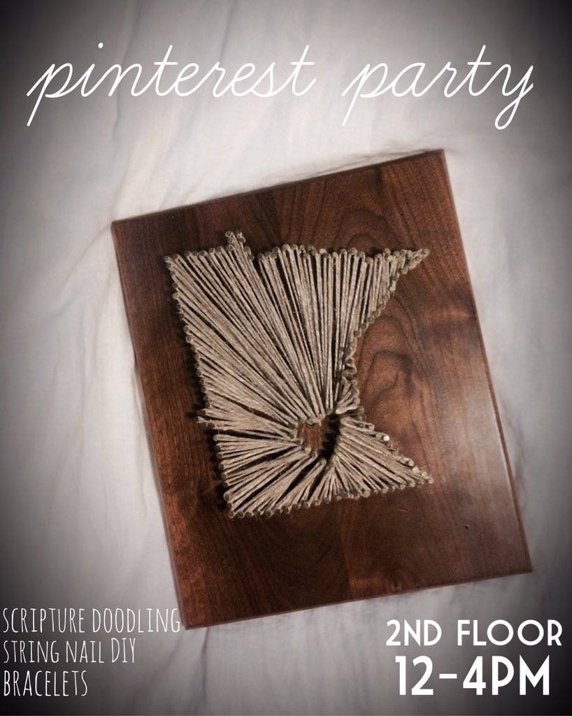 CONYC_milwaukee's tweet photo. Make sure you stop by our Pinterest Party today!!! #coonly1 #conyc15 #getyourcrafton https://t.co/fN7RBRXLFX