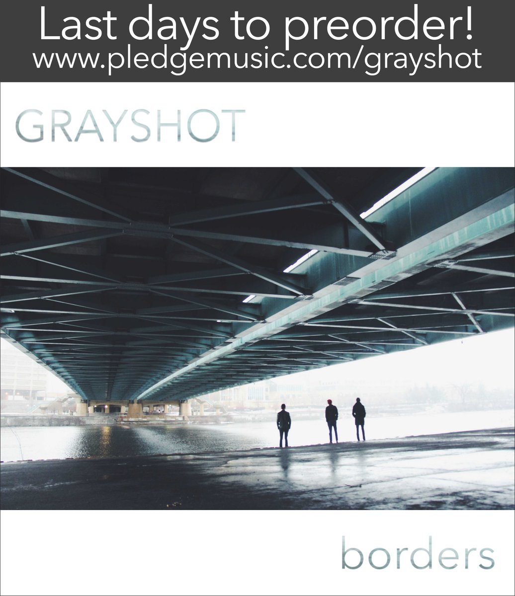 thisisgrayshot's tweet photo. Days are running out to preorder &amp; get behind the scenes for our new album. Get in &amp; share! https://t.co/mW97v2YQCg https://t.co/A3zZVpRd2n